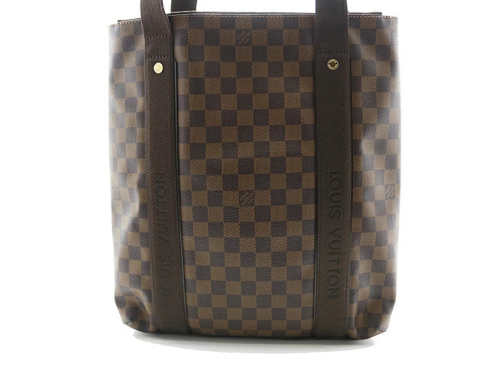 LOUIS VUITTON Cabas Beaubourg Damier Ebene Brown around